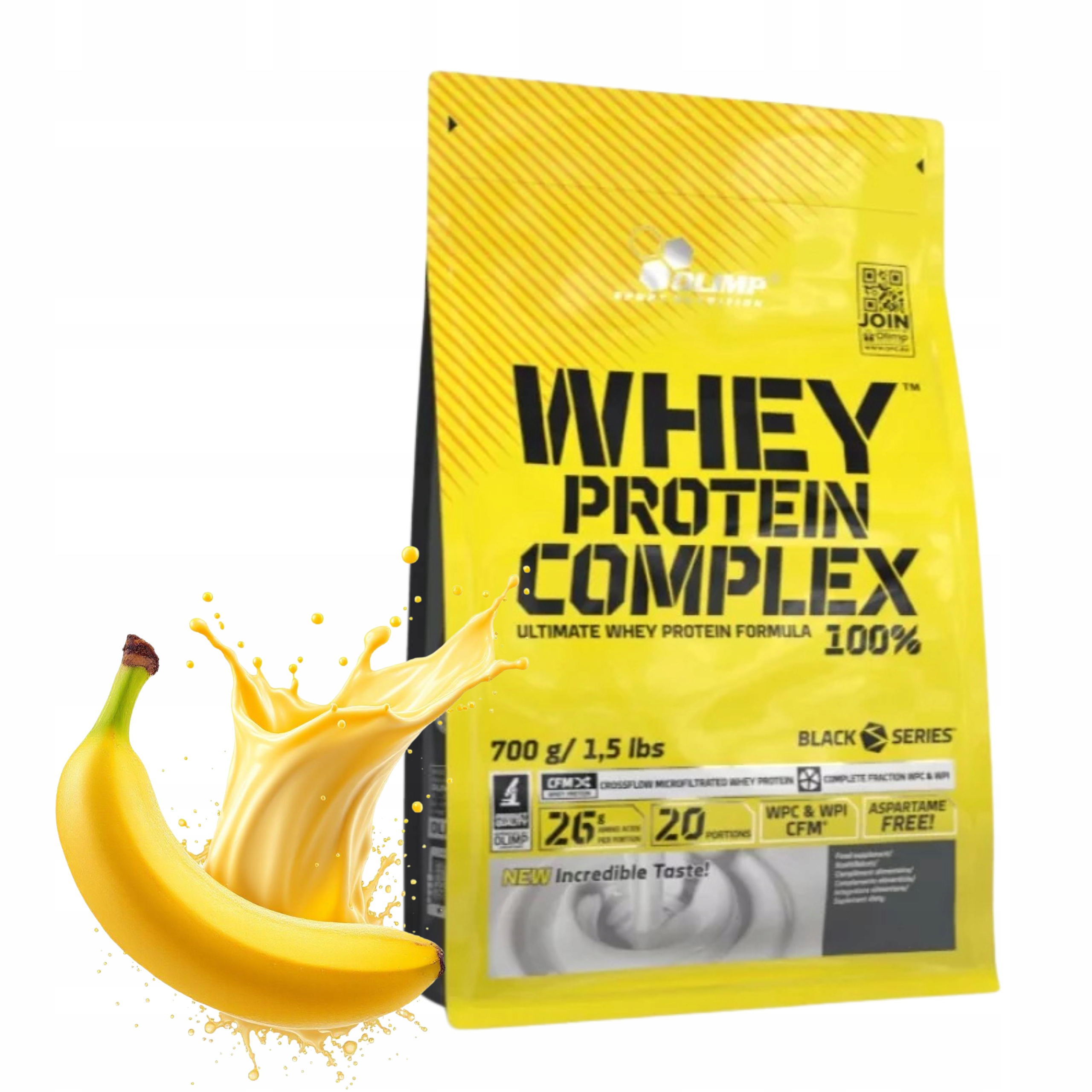 Protein Olimp Whey Protein Complex 700 g Banán Wpc Svaly