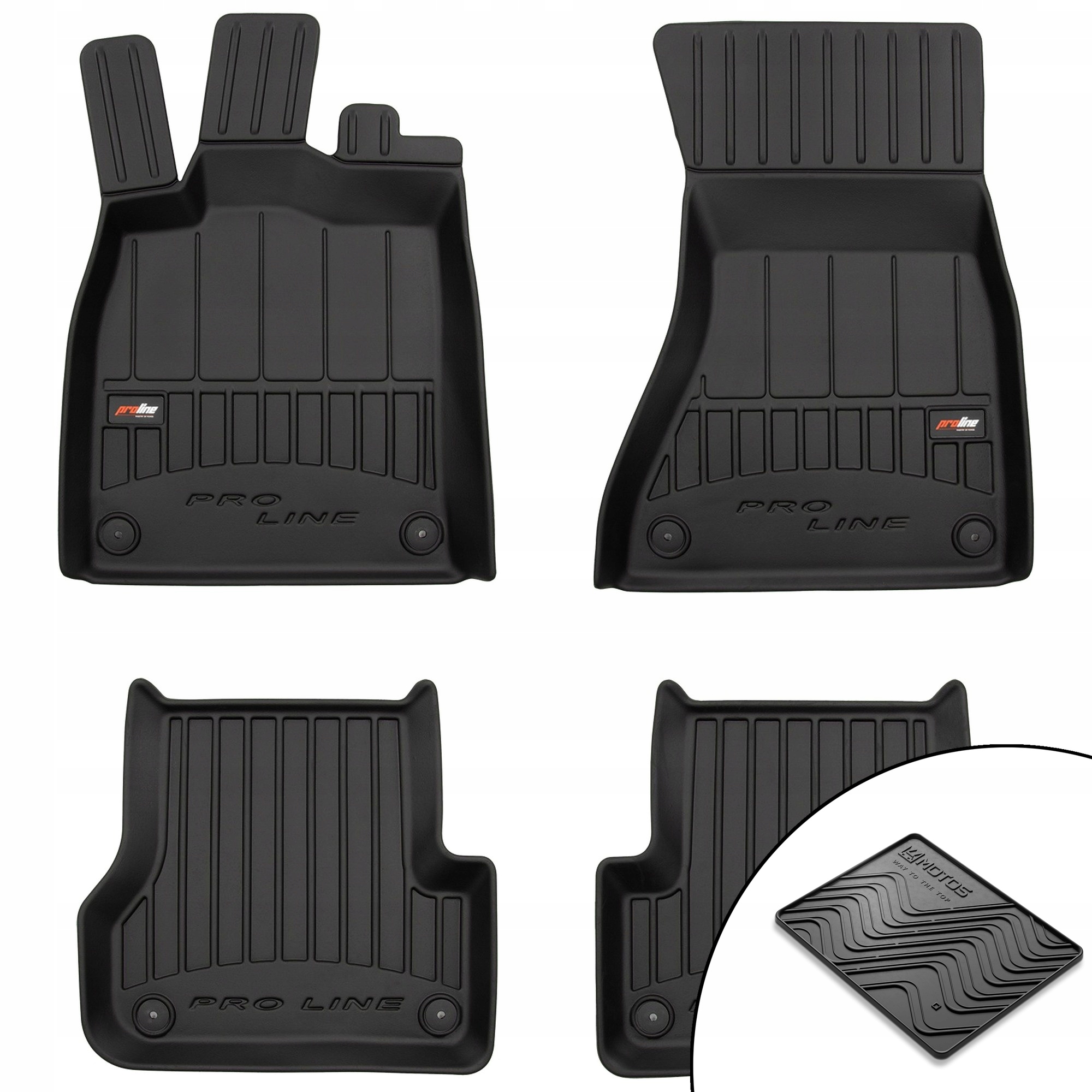 Dywaniki gumowe 3D Audi A6 C7 2011-2018 +mata