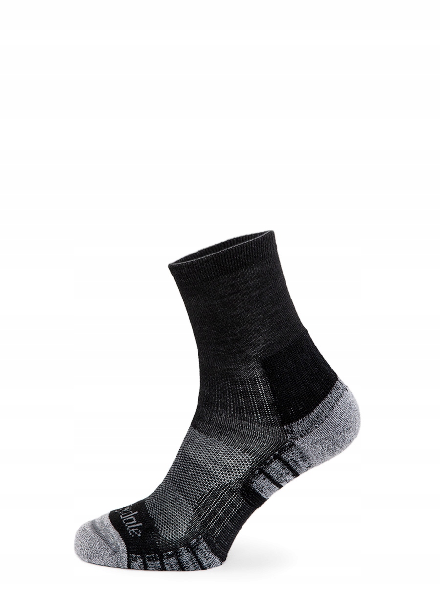 Skarpety turystyczne Bridgedale Hike Lt Merino P 3/4 Crew blk/silver 44-47 Rozmiar 44-47