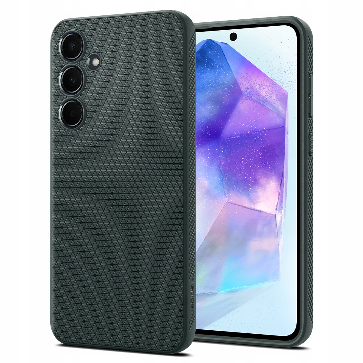 Spigen Liquid Air, kolor zielony otchłań Samsung Galaxy A55