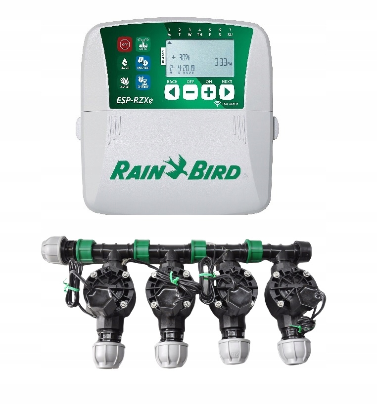

Rain Bird Sterownik + Kolektor na 4 sekcje Zestaw