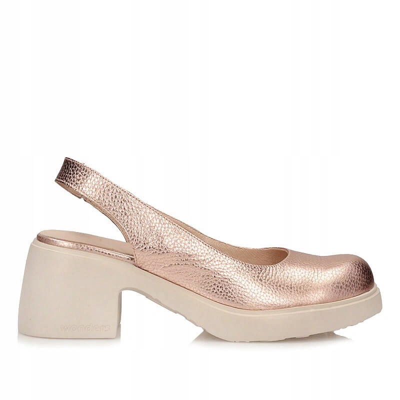 Dámské sandály Wonders E-7132 Piso Max Rame zlaté, nazouvací