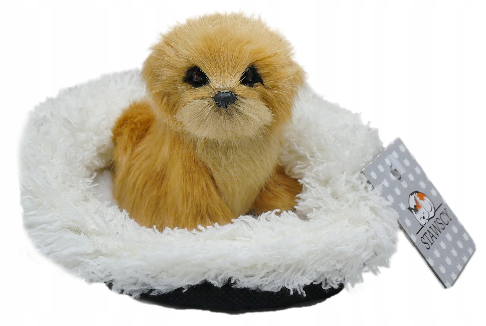 

Siedzący Piesek figurka Labrador jak żywy Szczeka