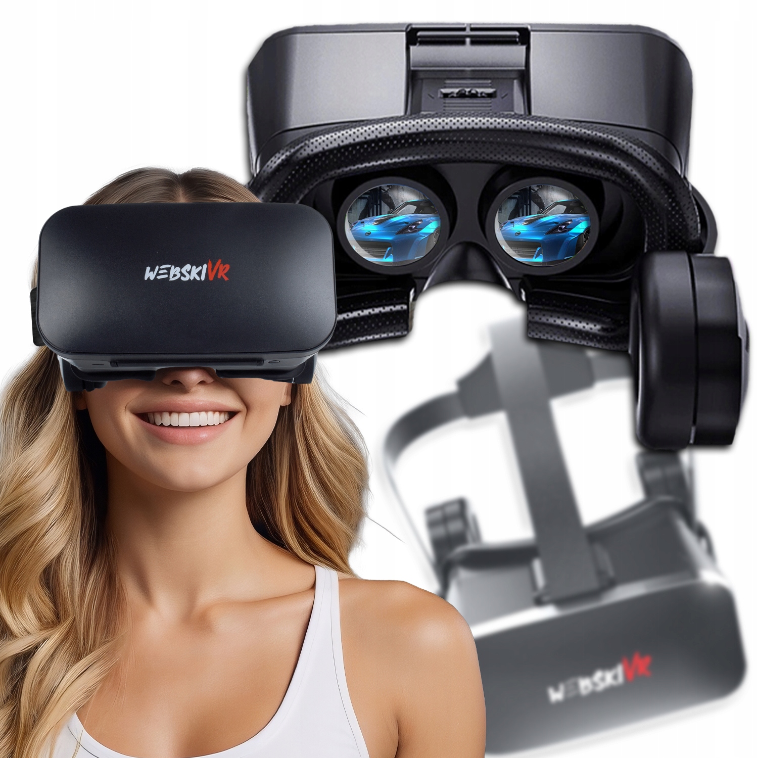 Bezdrátové Brýle Vr Bluetooth Pro Telefon S Filmovými Hrami 360