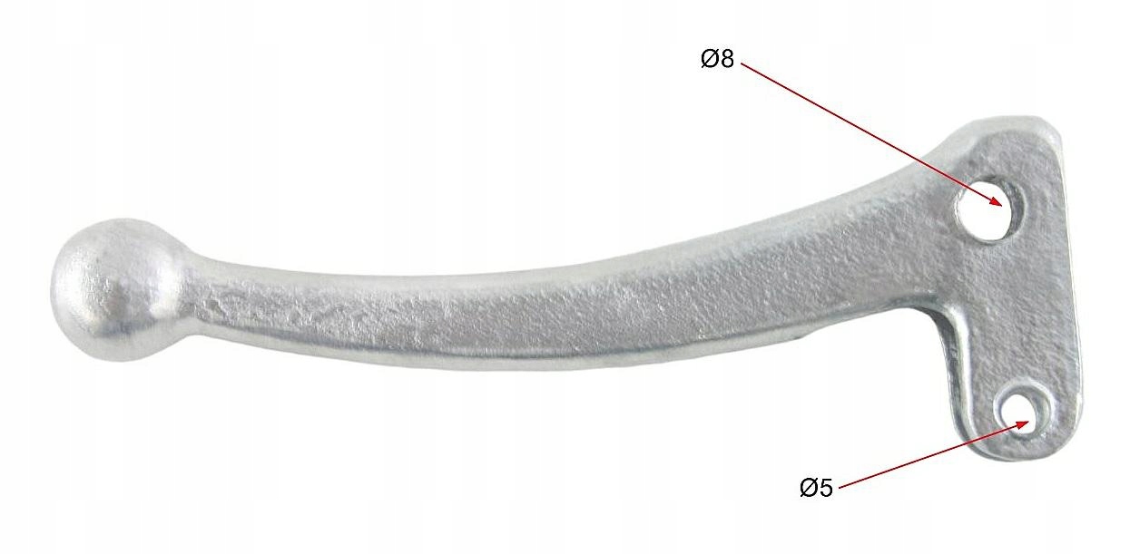 Dźwignia hamulca ROMET Komar MOTORYNKA klamka Prawa Numer katalogowy części 9269