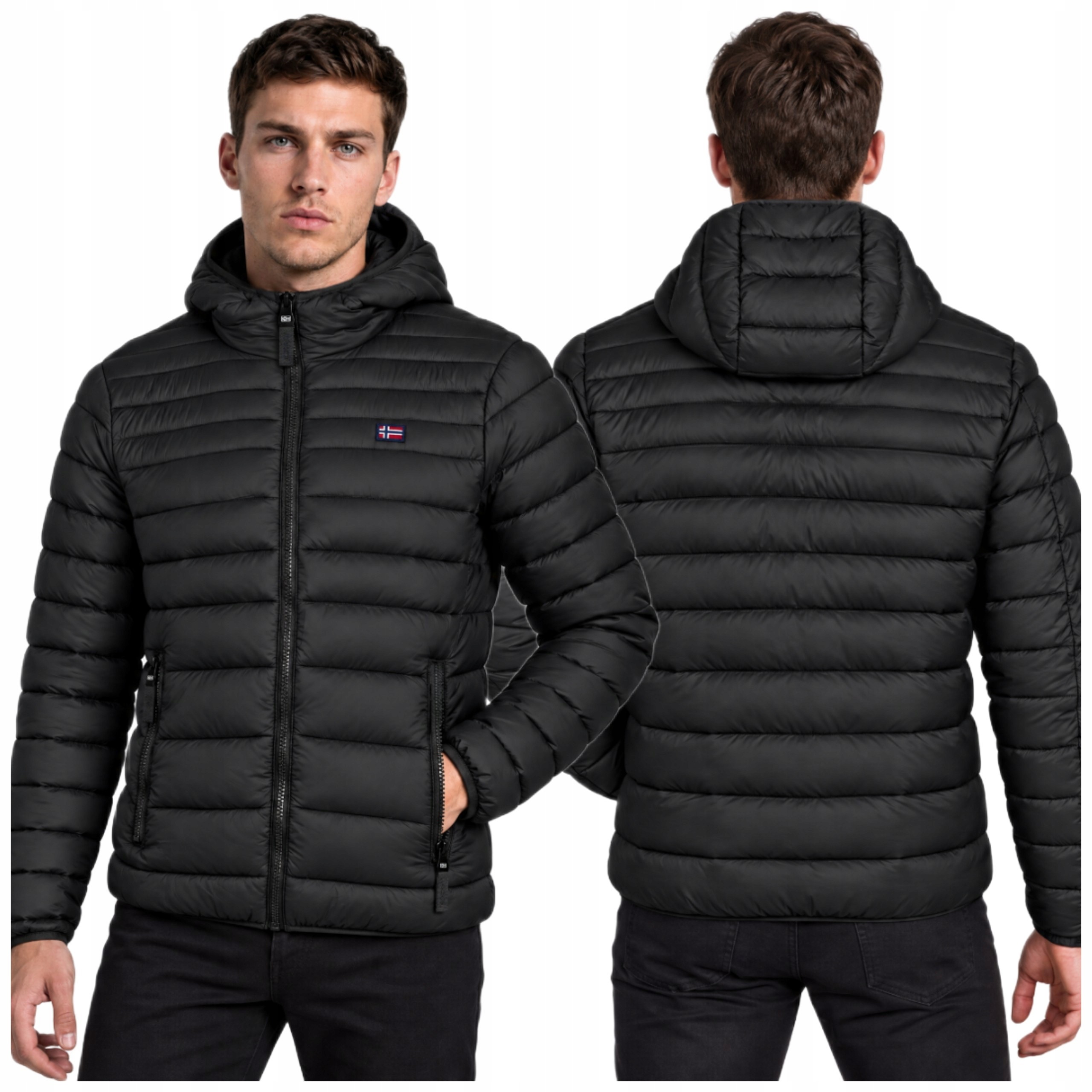 Zimní bunda Norway zateplená s kapucí Windproof XL