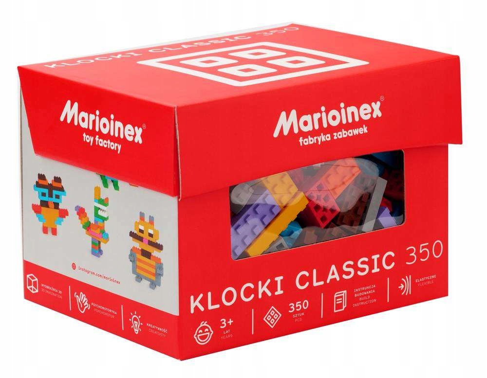 

Marioinex Klocki Classic 350 szt. konstrukcyjne