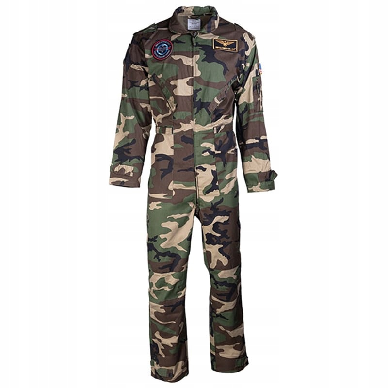 Dětská kombinéza maskáčový Mil-Tec Us Style Flight Coverall Woodland XXL