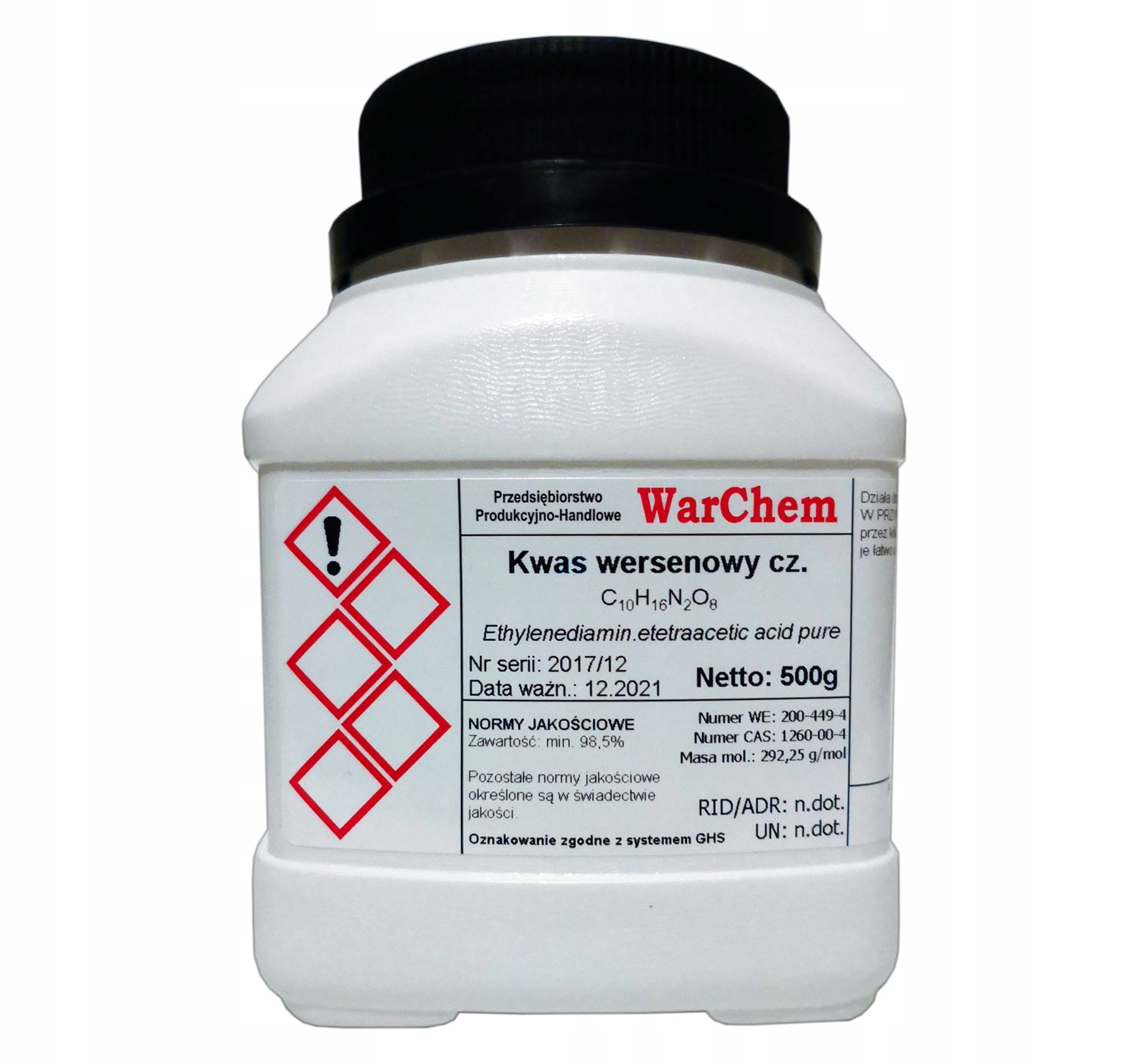 

Kwas Wersenowy czysty 500g