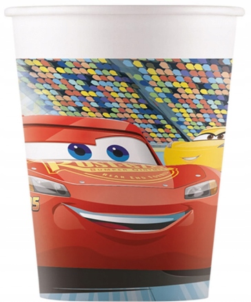 

Kubeczki papierowe Cars Auta 200 ml, 8 szt./722