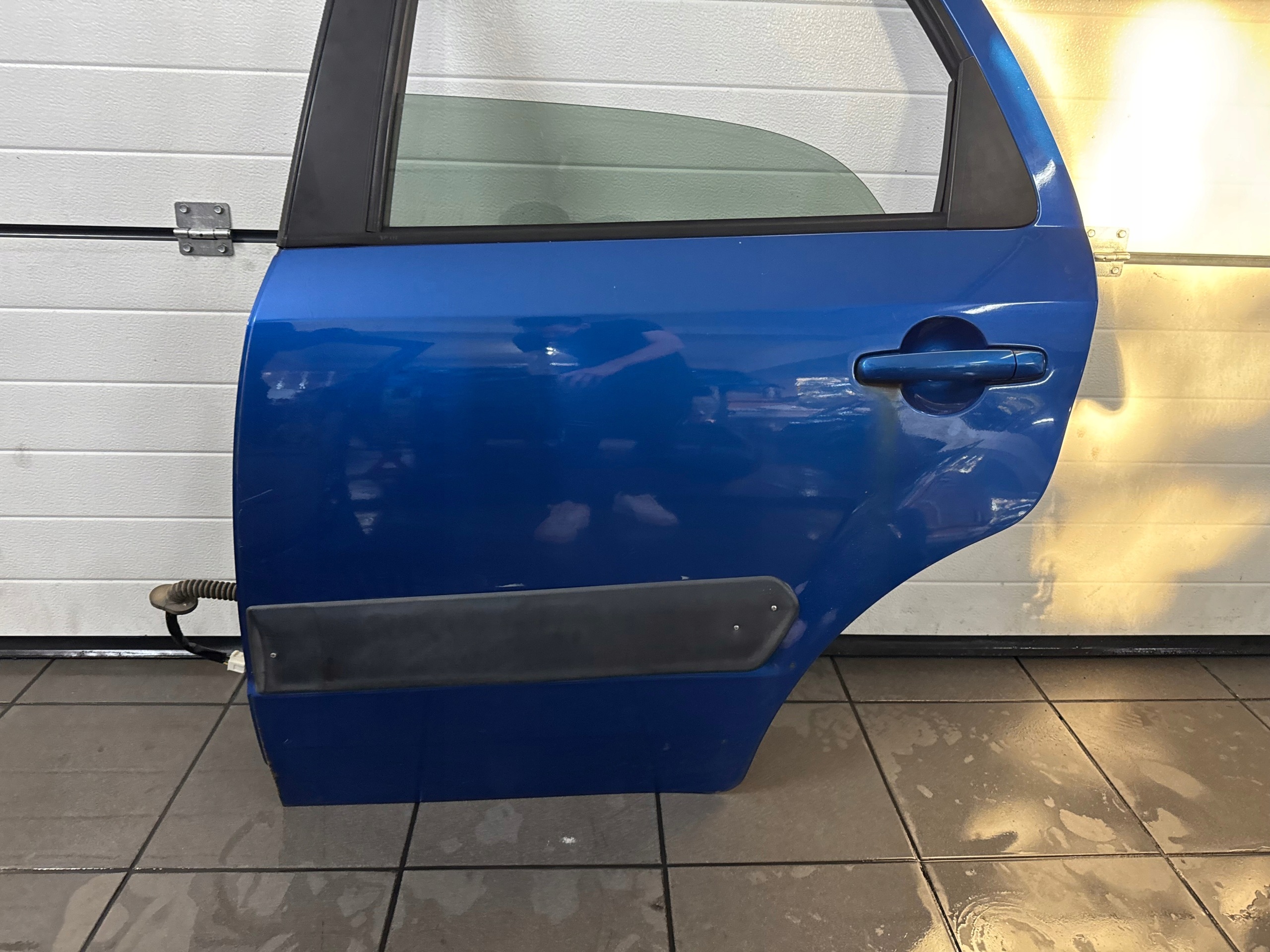 door left left rear part SUZUKI SX4 blue complete