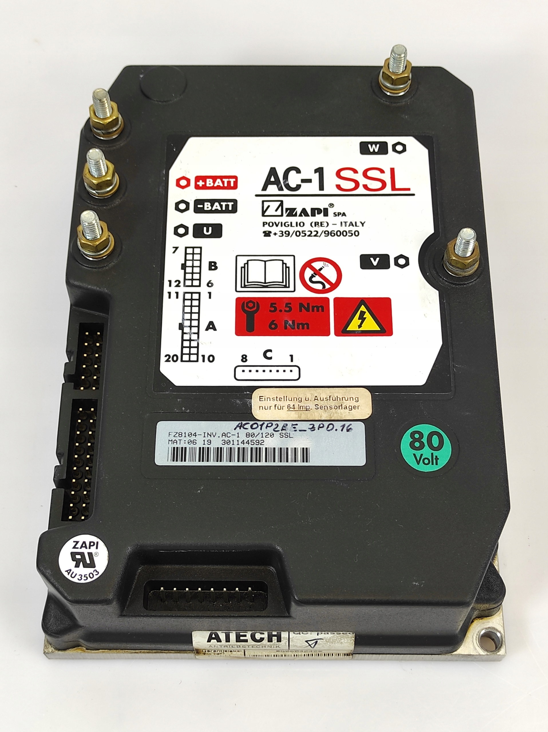 ZAPI AC-1 SSL FZ8104-INV.AC-1 80/120 INVERTER 80V