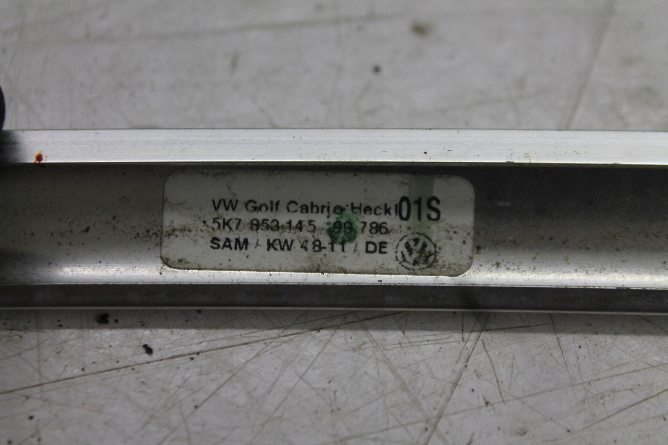 moulding CHROM 5K7853145 GOLF VI CABRIO 10-16