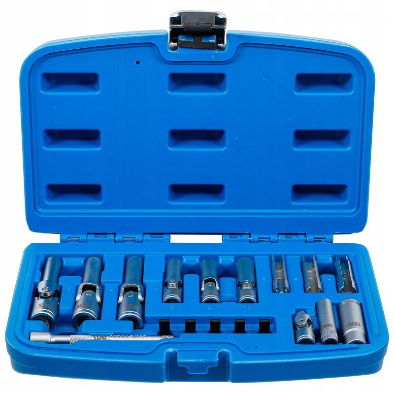 Sada 18 nástavců pro žhavicí svíčky Bgs 9026