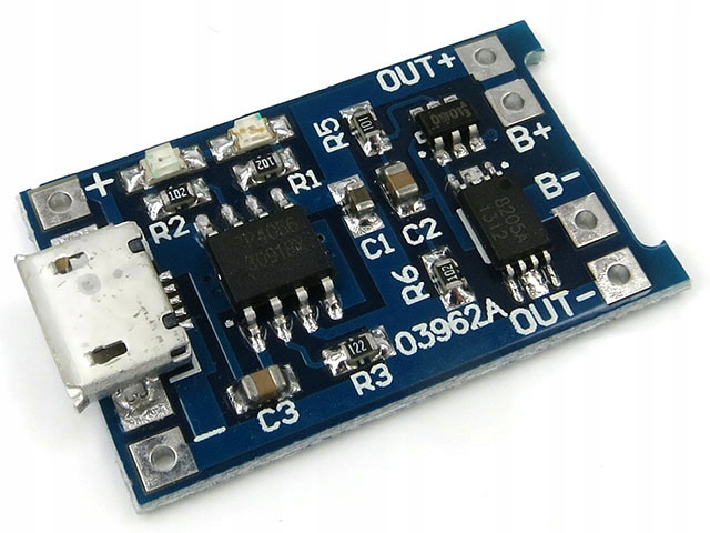 

Ładowarka Li-Ion Li-poly TP4056 z zab. 2szt.