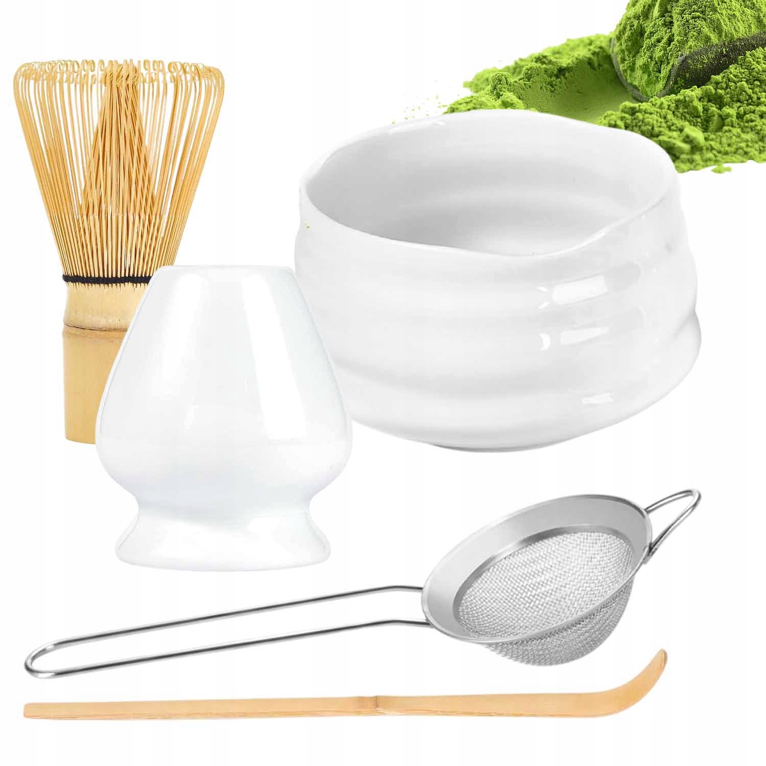 Levně Matcha Čaj Tradiční Sada Startovacích Bambusových Mixérů 5V1