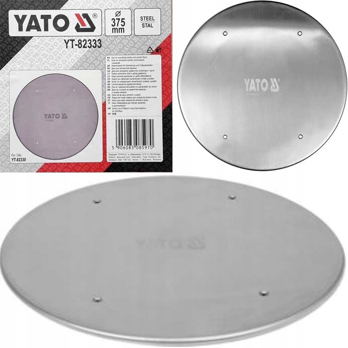 

Talerz Tarcza Krążek Metalowy Do Zacieraczki 375mm
