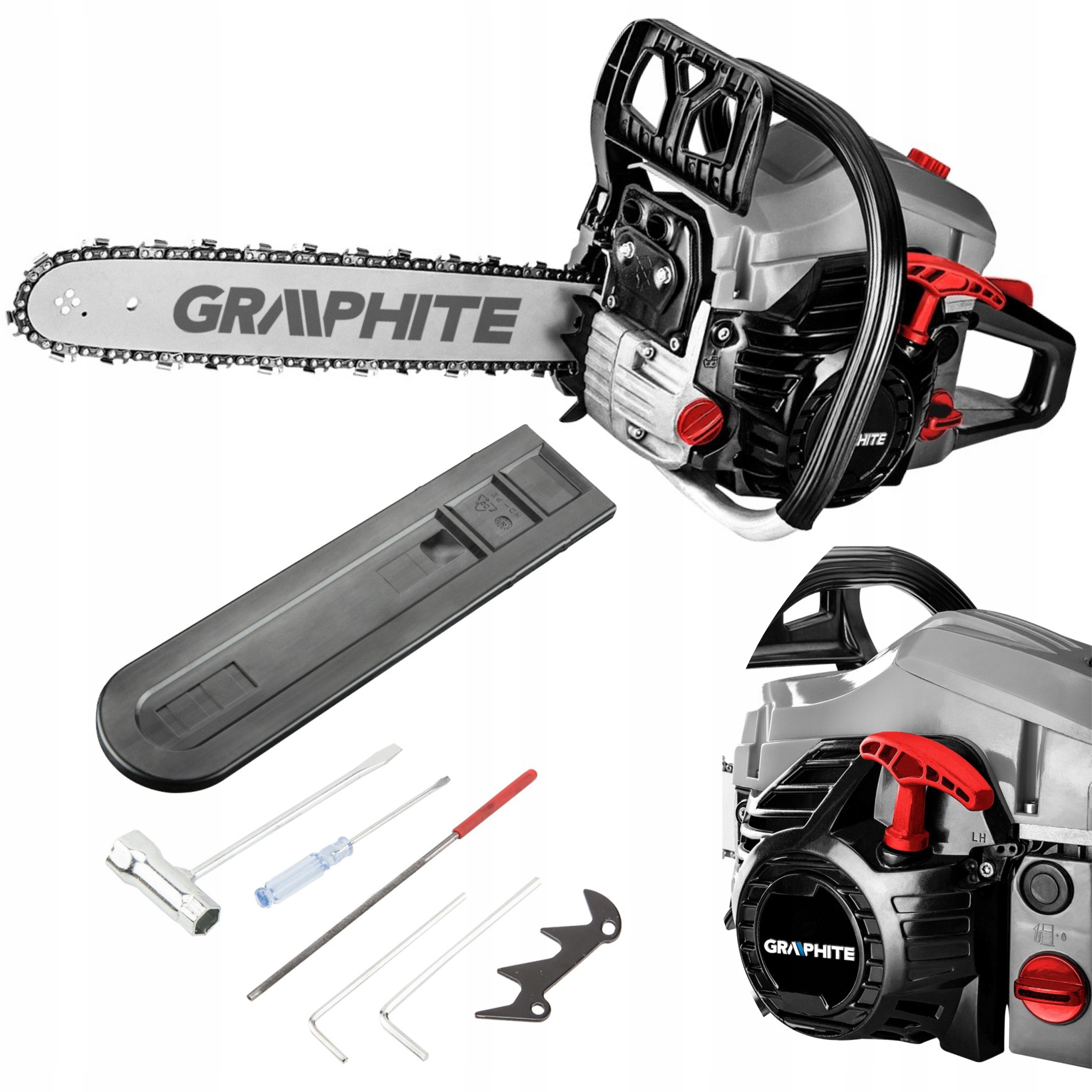 

Graphite Piła Pilarka Łańcuchowa Spalinowa 2.7KM