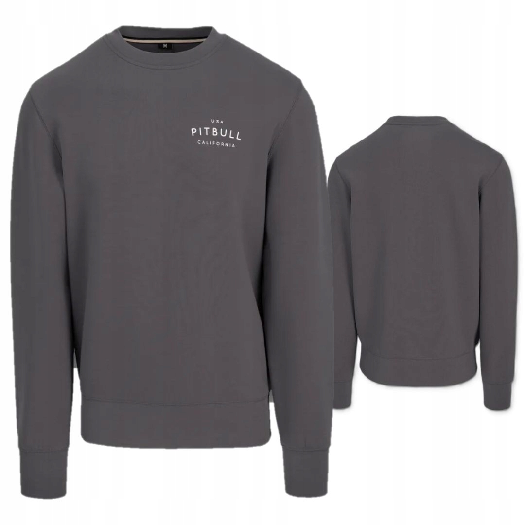 Pitbull West Coast Pánská Mikina Crewneck Sampson Grafitová Graphite 3XL