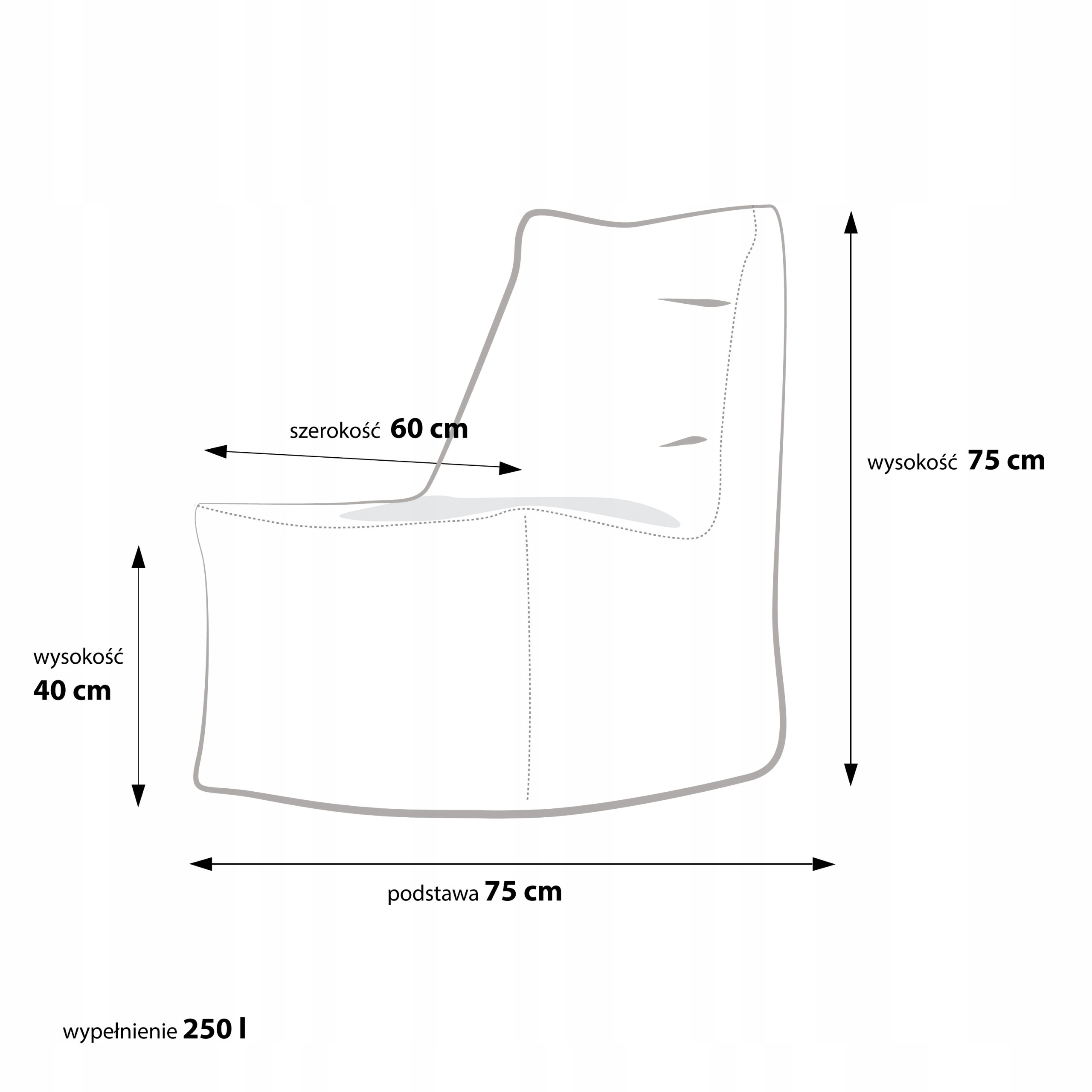 Cudny! Fotel Solid Poliester Modern DG45/14 Kolekcja solidmodern