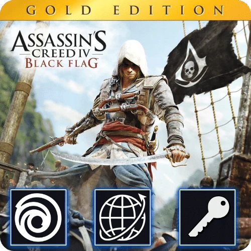 Assassin's Creed IV Black Flag Gold Edition (PC) Ubisoft Klucz Global