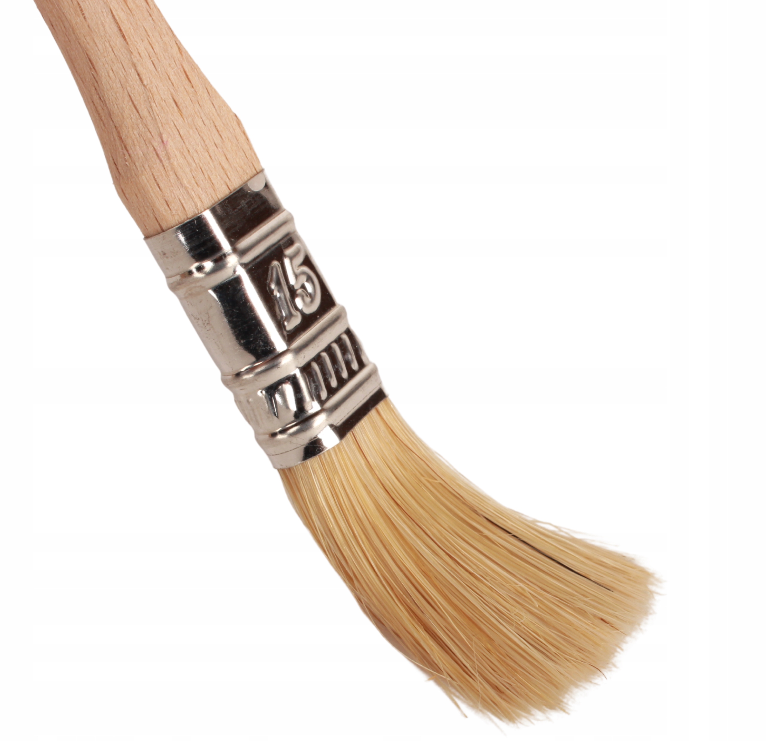 PĘDZEL ANGIELSKI 15mm PŁASKI MALARSKI NATURALNY