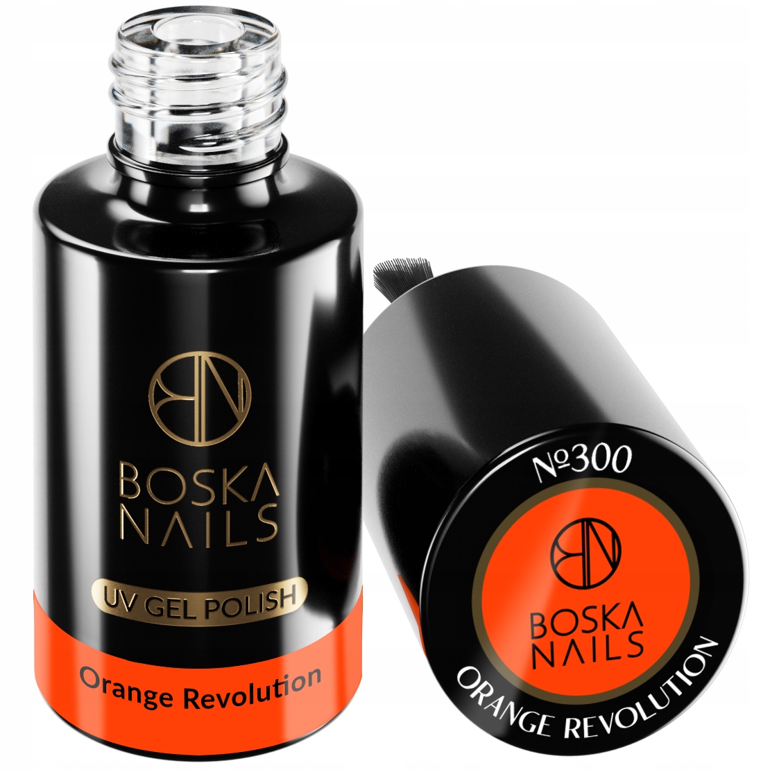 Boska Nails Lakier Hybrydowy do paznokci 300 Orange Revolution pomarańcz 6m