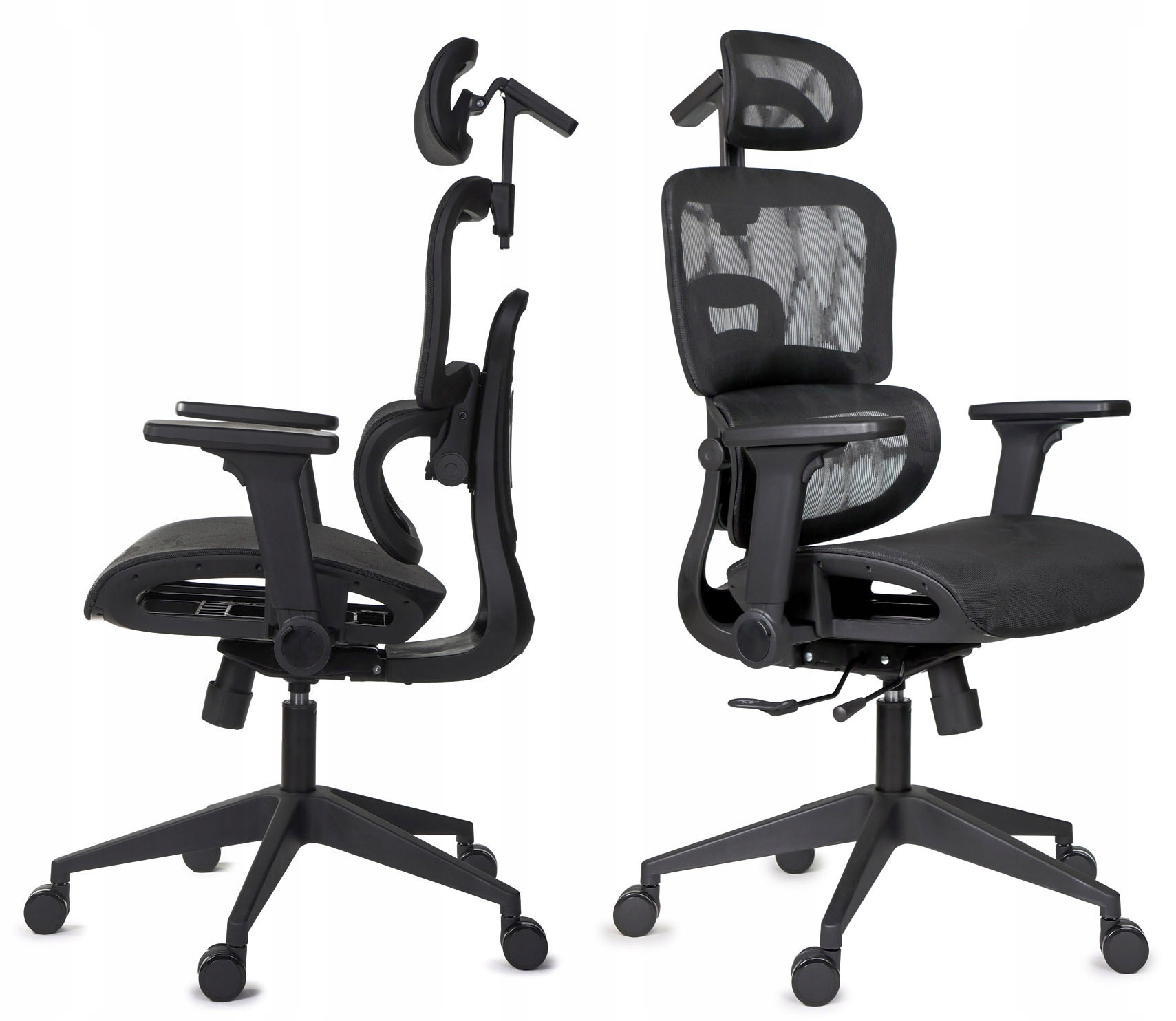 Ergonomická kancelářská židle Giosedio PXV004 s nastavitelnými područkami, Bozp