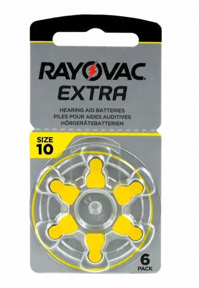 

Baterie słuchowe Rayovac 10 Extra 60 sztuk