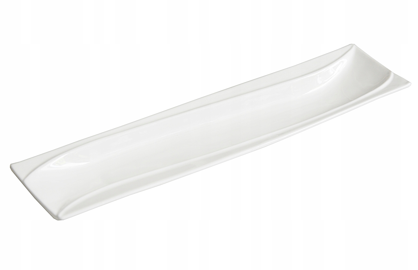 

Biały półmisek Prostokątny Porcelana 31x8 W-wa Sd