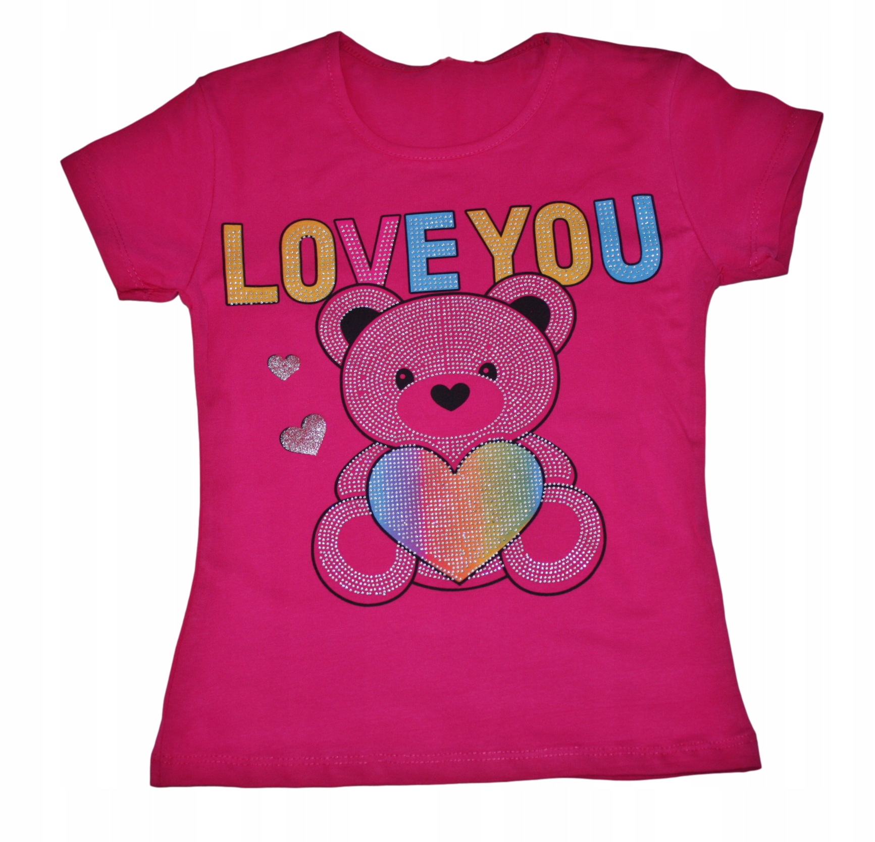 

Bluzka Cyrkonie Serce Miś R 140