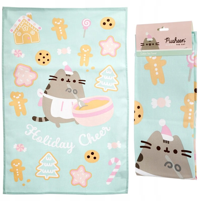 

Pusheen ściereczka kuchenna 100% bawełna