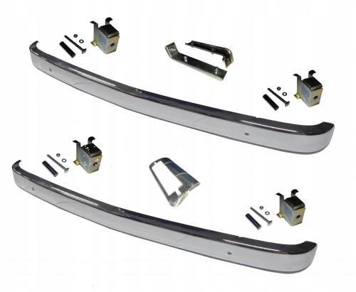 F126-ZDE.TY04 8 - Бампер кронштейн Болт Fiat 126p хром STD LPE