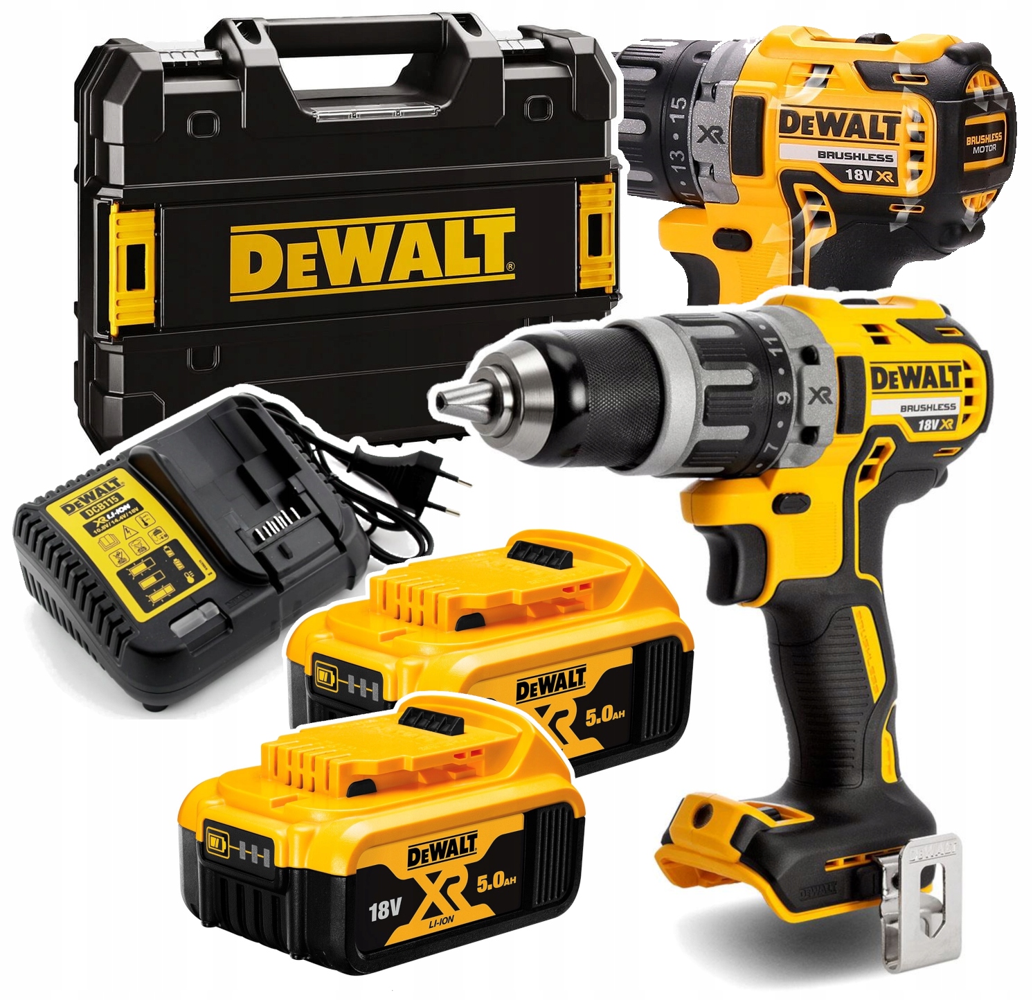 Dewalt DCD791P2 Wiertarko Wkrętarka 70nm 18V Xr