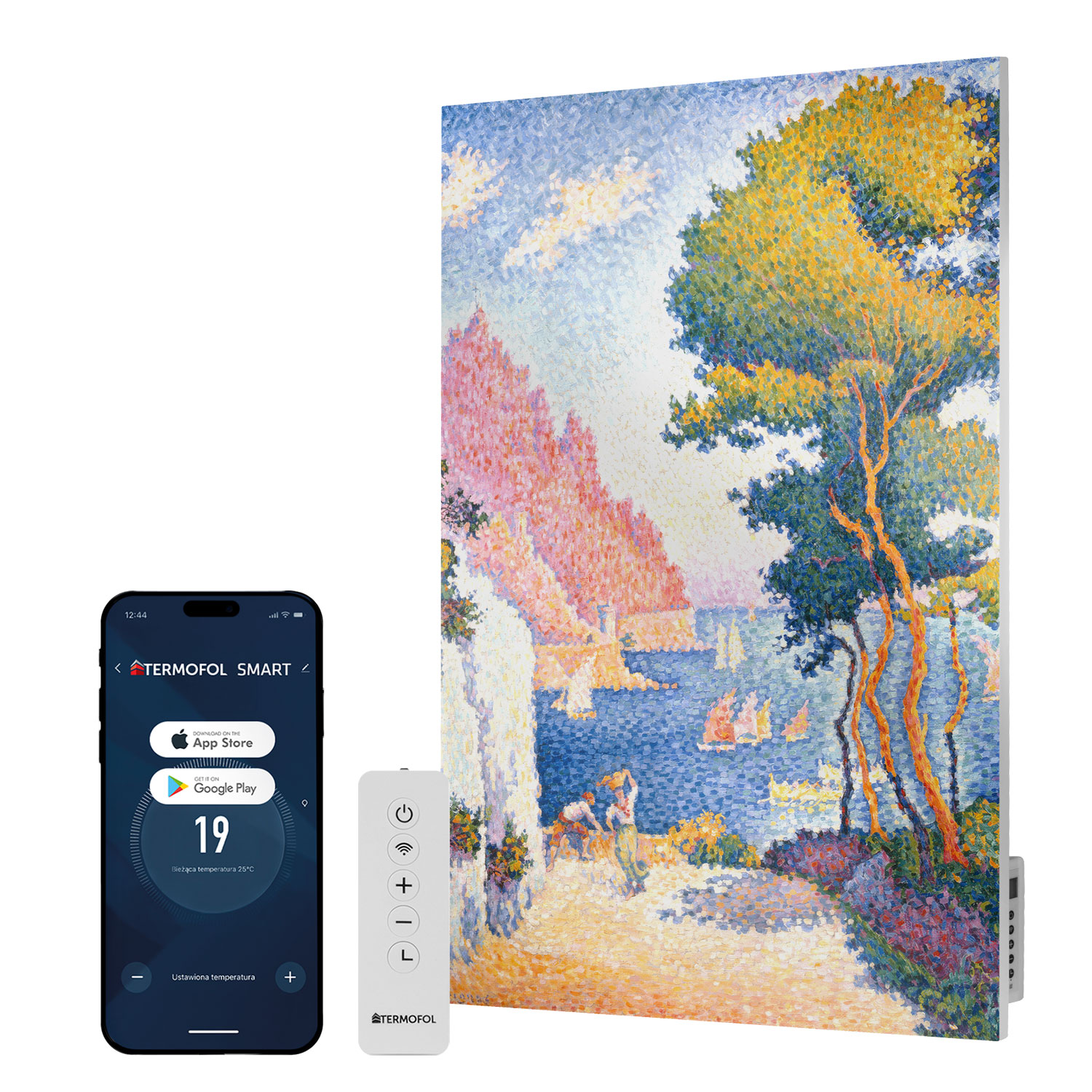 Infračervený obrazový ohrievač Port saint tropez 500 W 85x60 cm WiFi