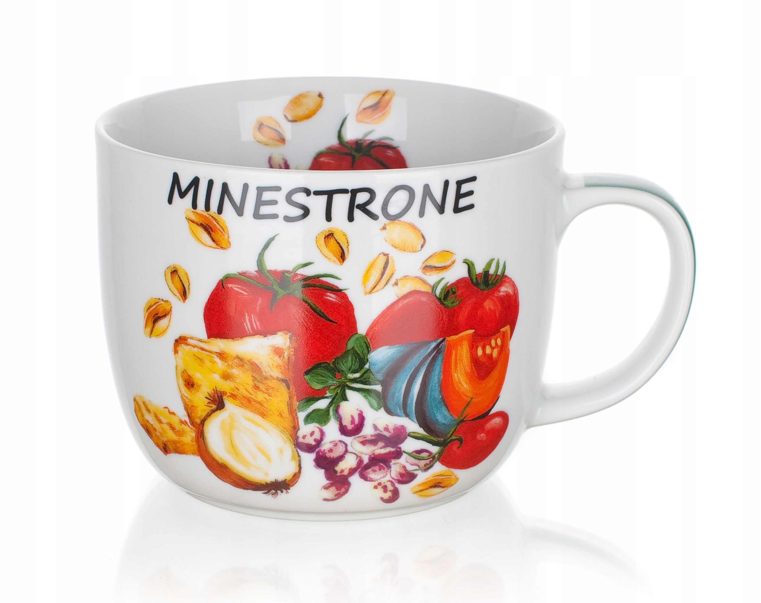 Kubek na zupę MINESTRONE przepis 730ml Banquet