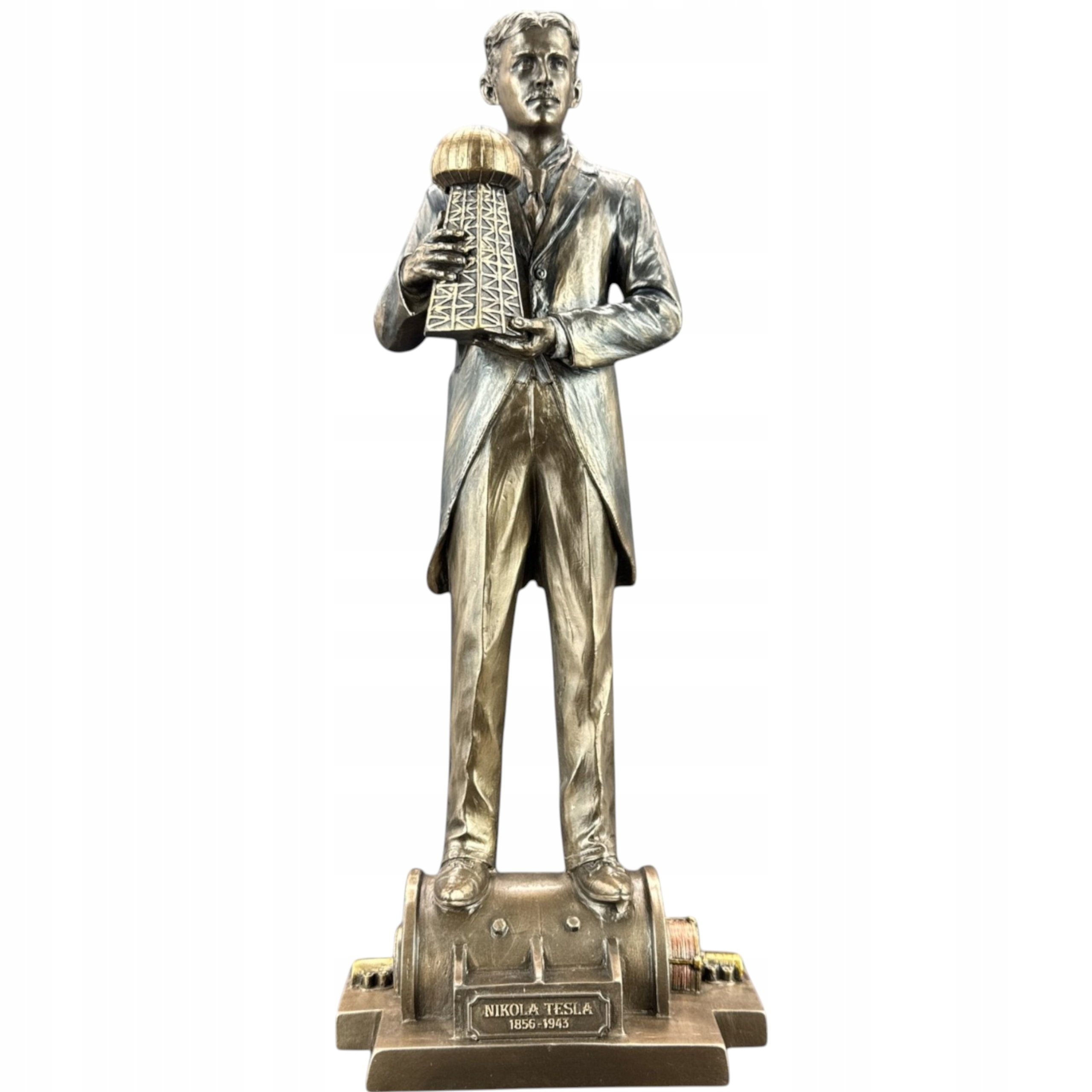 Nikola Tesla Držiaci Model Veže Veronese (WU76912A4) Socha ako darček