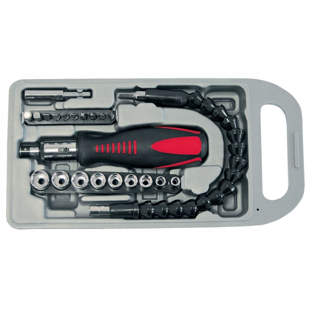 WKRĘTAK KPL. 23-CZ., BITY, NASADKI, WAŁEK GIĘTKI PROLINE Marka Proline