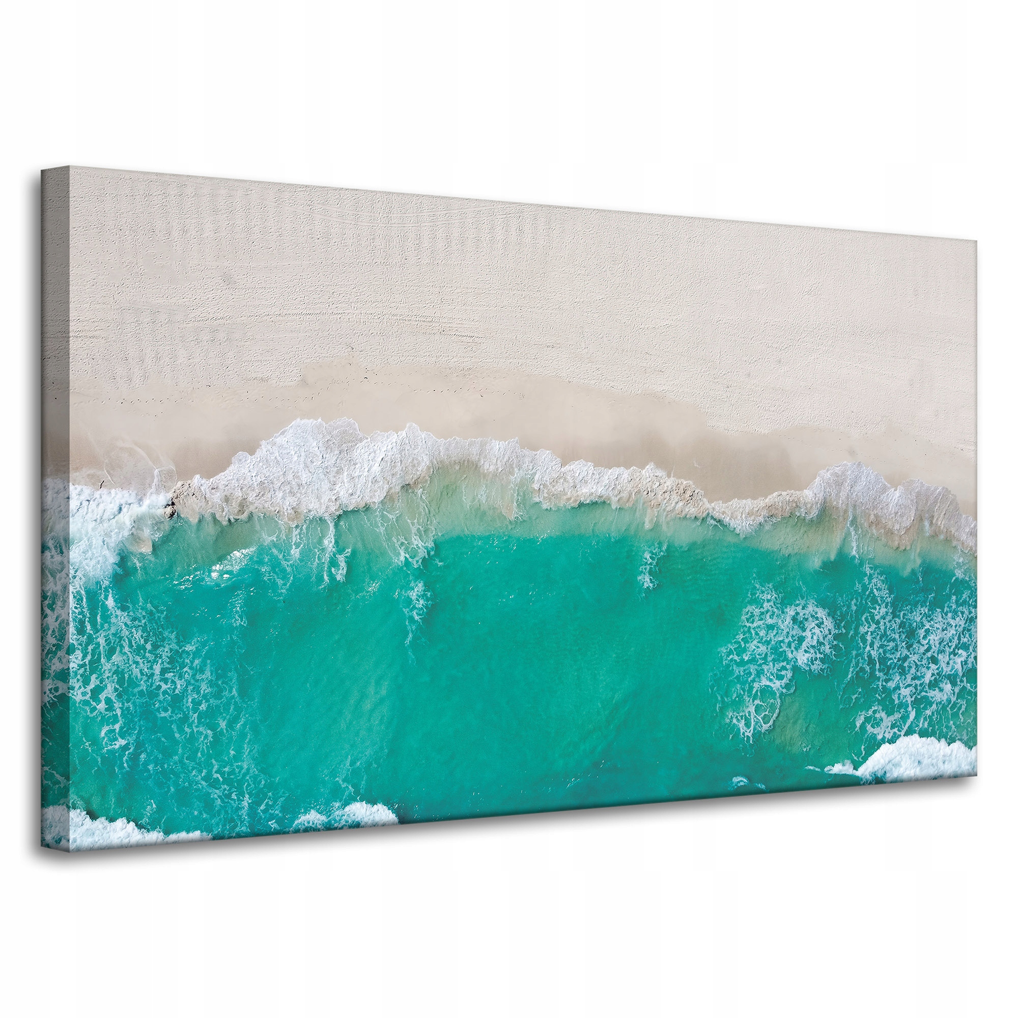 Obraz na plátně Vlny Pláž Písek Voda 100x60 cm Ideální jako dárek