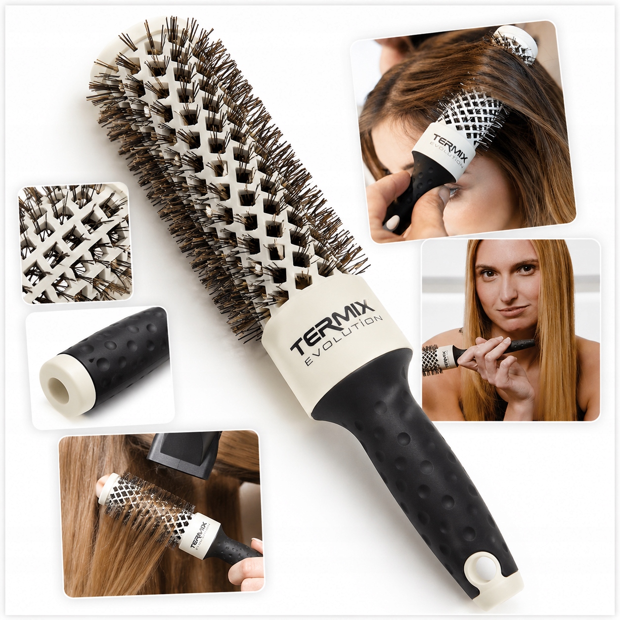 Szczotka Do Włosów Termix Evolution Soft 12 mm Delikatne Cienkie Włosy