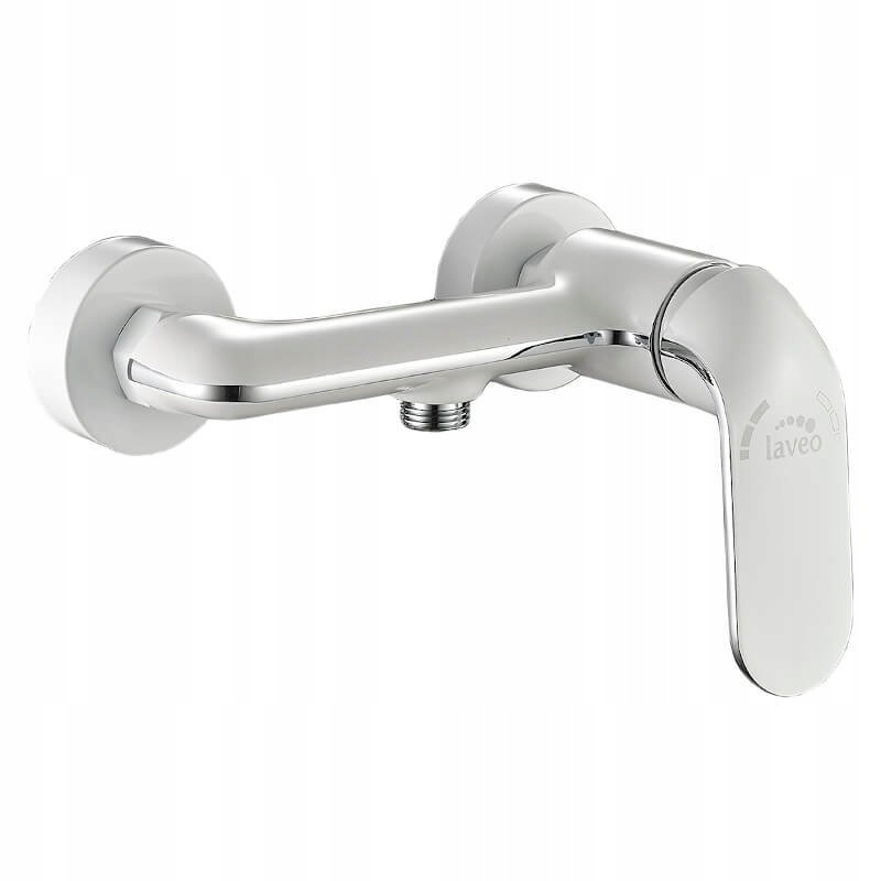 Sprchová baterie Zorita nástěnná, chrom/bílá, bez sprchové sady