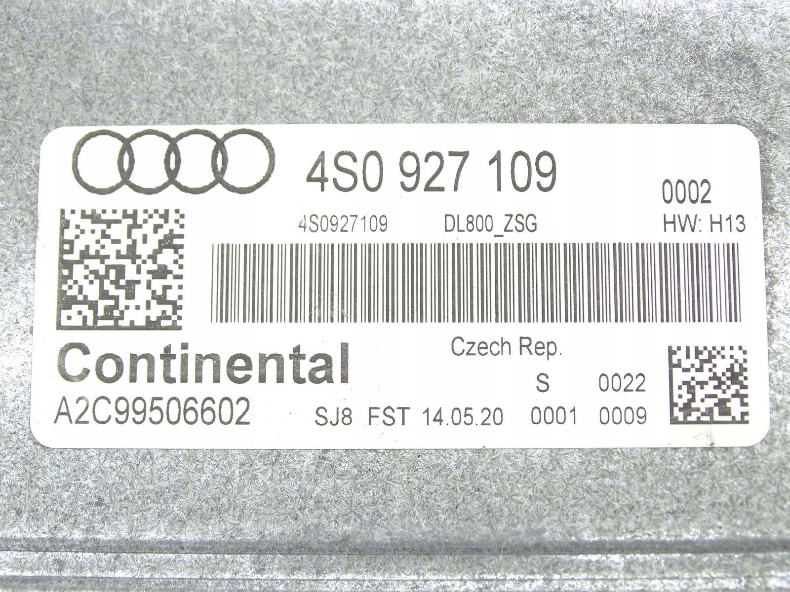 modulo Centralina cambio ingranaggi AUDI R8 4S 5.2 V10 4S0927109