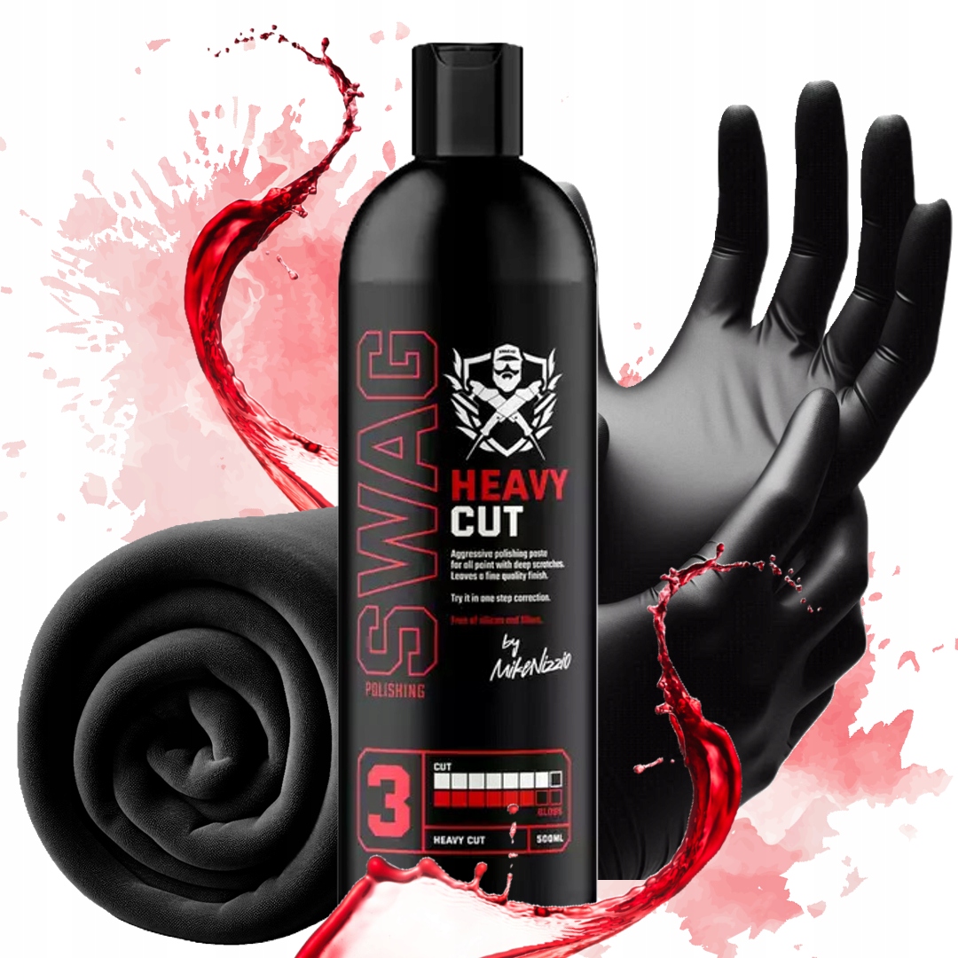 Swag Heavy Cut 500ml Mocna pasta polerska do lakieru auta usuwanie rys