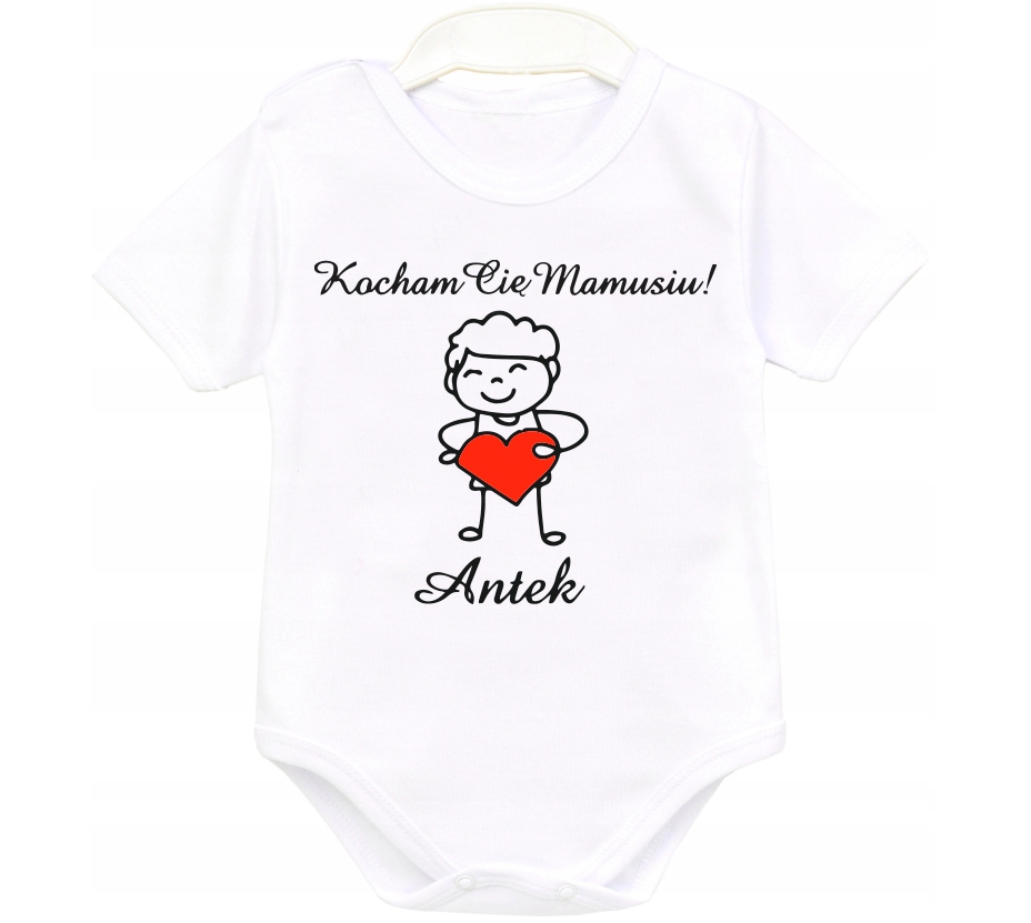 

Body kr. rękaw Kocham Cię mamusiu Dzień Mamy r. 74