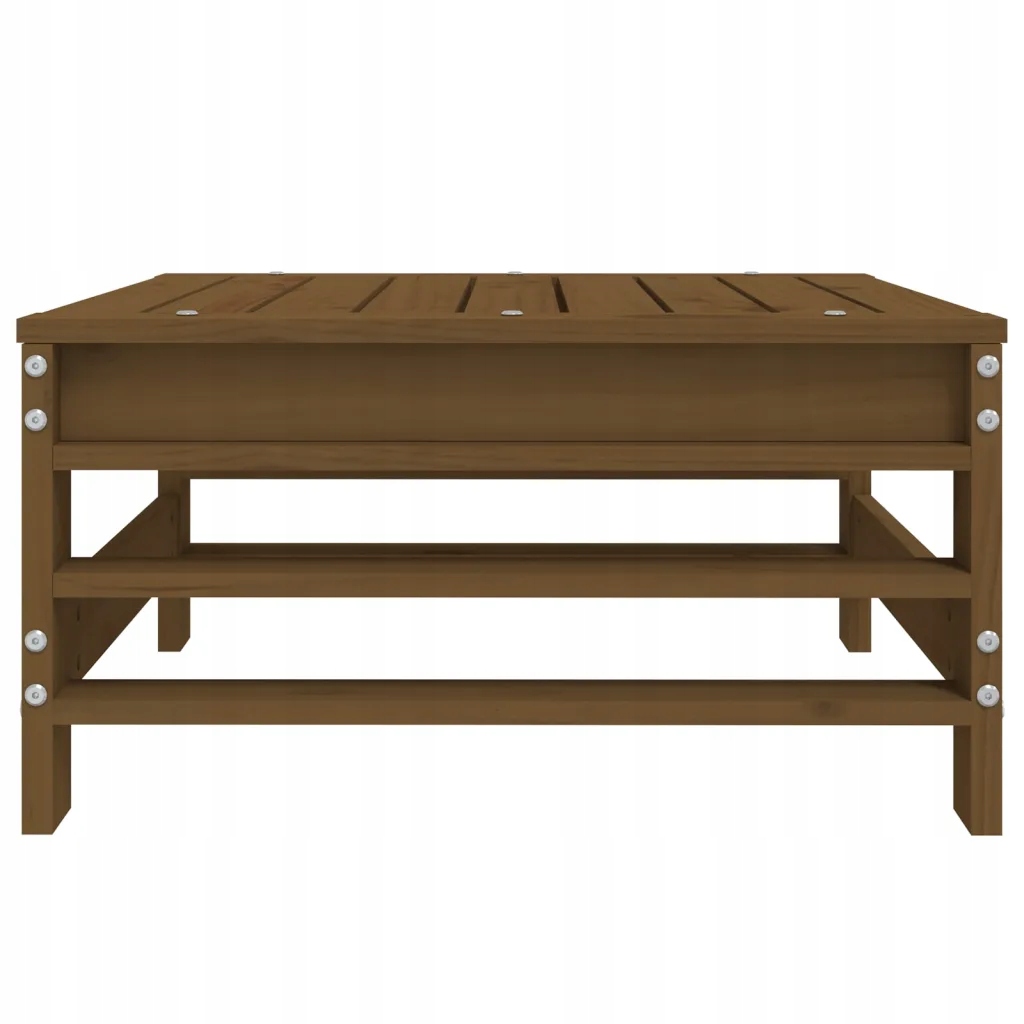 Podnóżek ogrodowy, miodowy brąz, lite drewno sosnowe Model 825621