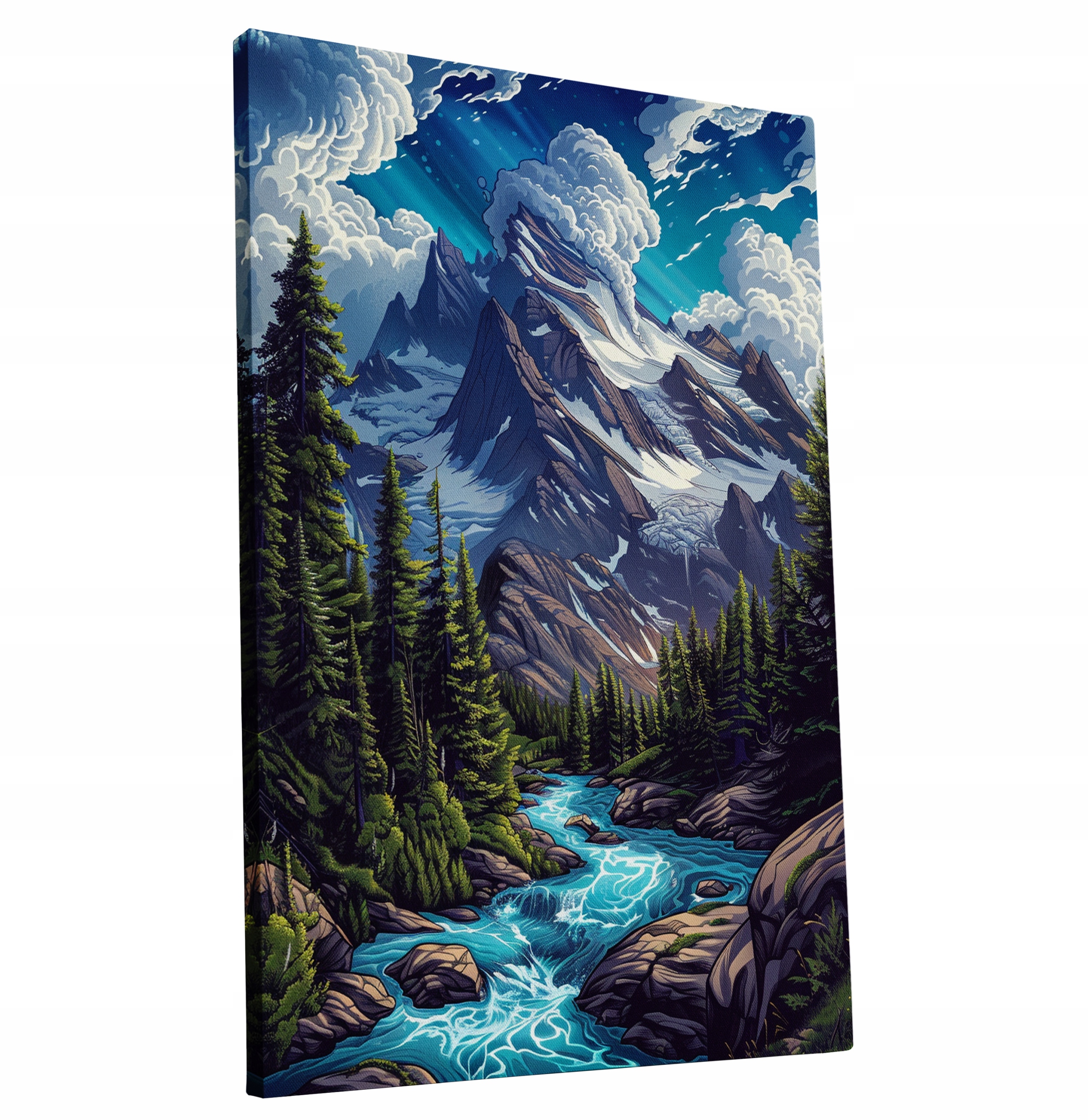 Obraz na plátně Malebná horská krajina do domu obývacího pokoje 80x120