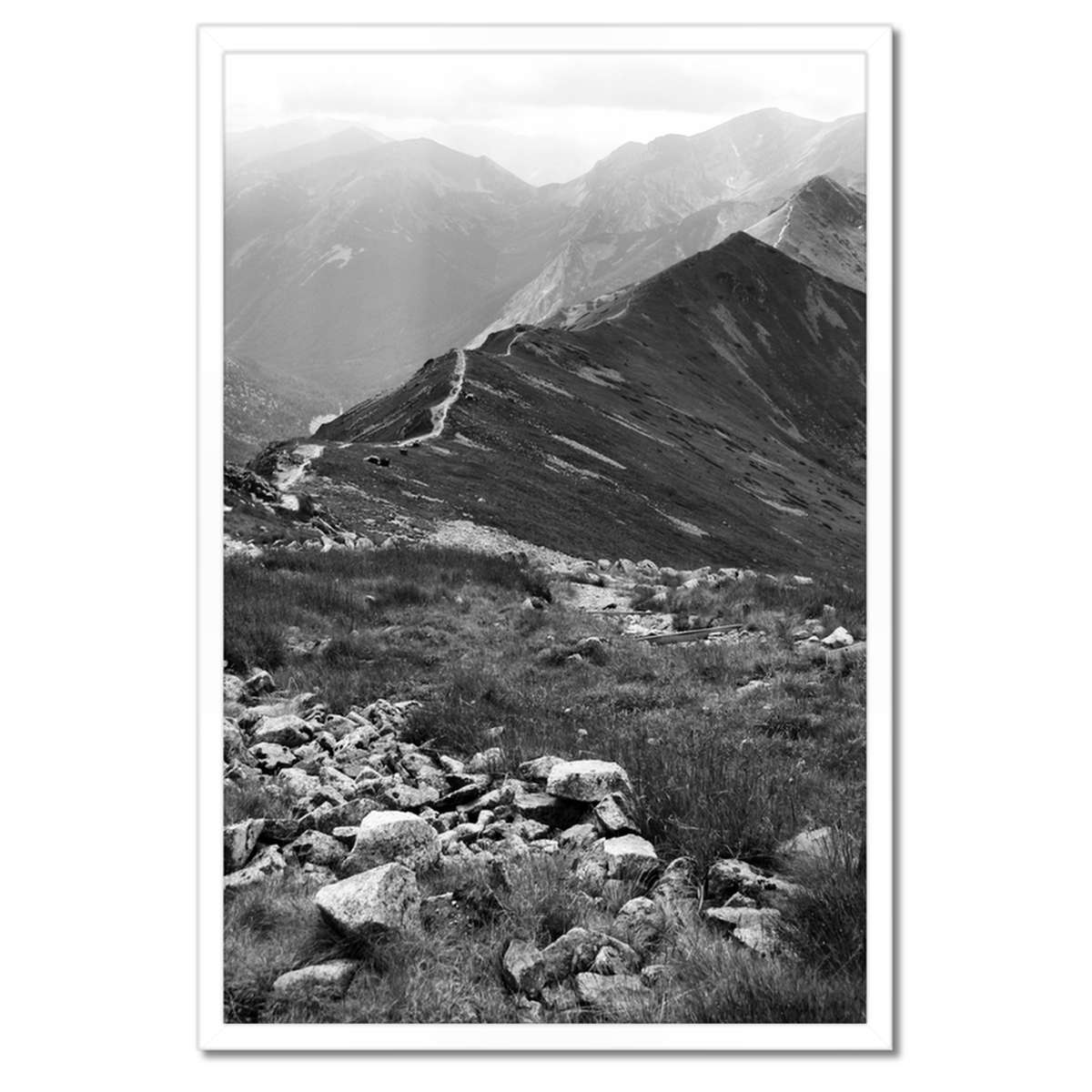 Plakáty v rámu 40x60 Tatry Polské hory Pohled