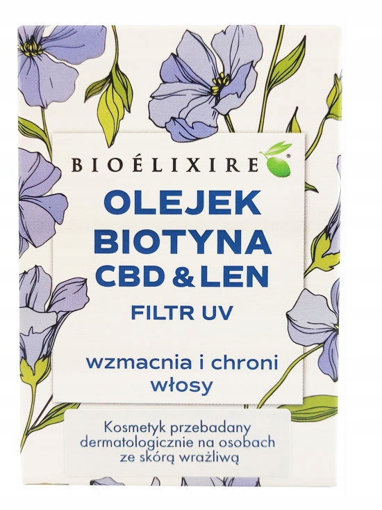 

Bioelixire Olejek wzmacniający biotyna Cbd len 20