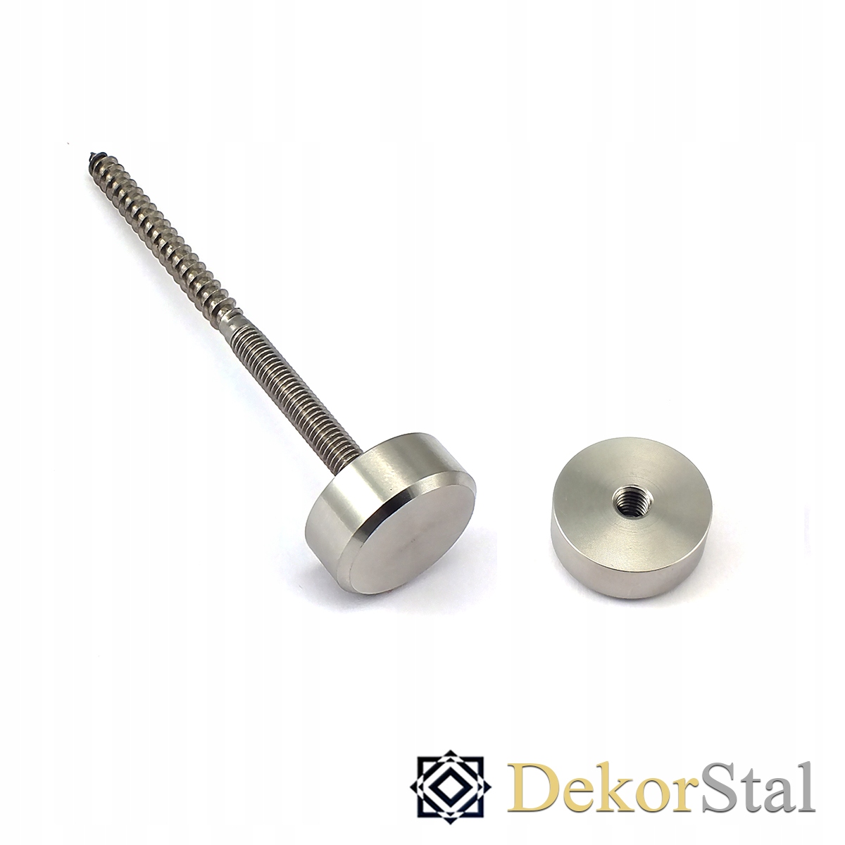 

Nakrętka do szkła ø 25 mm gwint M6 Inox 304 szlif