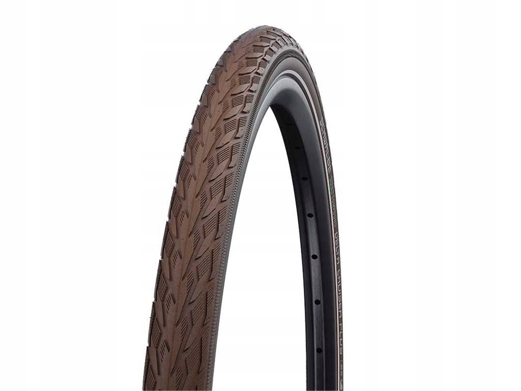 Schwalbe Delta Cruiser Plus 28x1.40 700x35C Opona Puncture Guard Brązowa